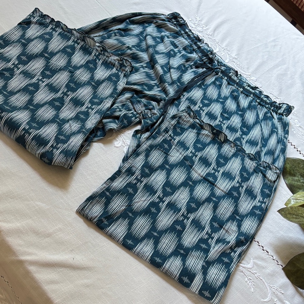 Ambrielle Blue Patterned Sleepwear Pants